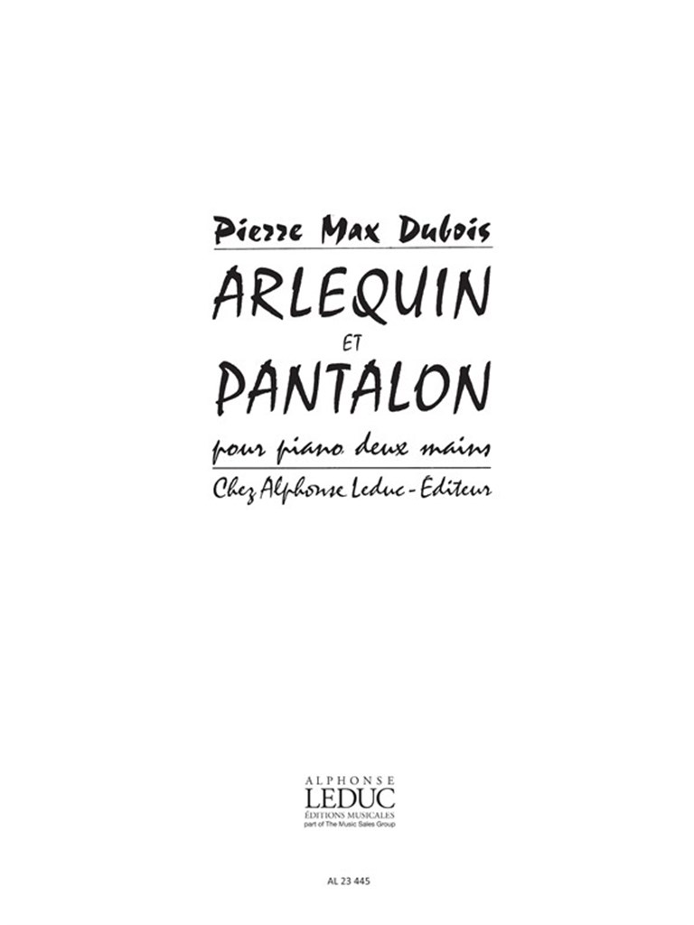 Arlequin Et Pantalon